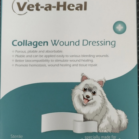 Vendaje para heridas de colágeno para mascotas